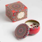 Mediterranean Patterned Decorative Candle - Image 19