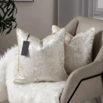 Ivory Textured Weave Cushion Cover
