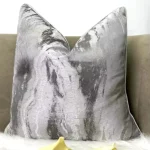 Ivory Abstract Brush Cushion Cover - Image 3