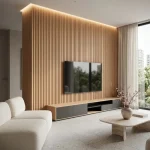 STC Innovative WPC Square Fluted Wall Panel Natural Oak WPS49 - Image 9