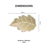 Leaf Shaped Decorative Placemat - Image 2