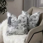 Cream Botanical Sketch Cushion Cover