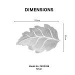 Leaf Shaped Decorative Placemat - Image 3