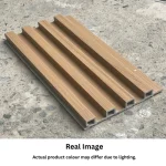 STC Innovative WPC Square Fluted Wall Panel Natural Oak WPS49 - Image 4