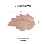 Leaf Shaped Decorative Placemat - Image 4