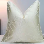 Soft Beige Chevron Cushion Cover - Image 3