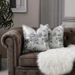 Cream Botanical Sketch Cushion Cover - Image 4