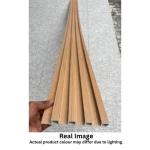 STC Innovative WPC Square Fluted Wall Panel Natural Oak WPS49 - Image 3