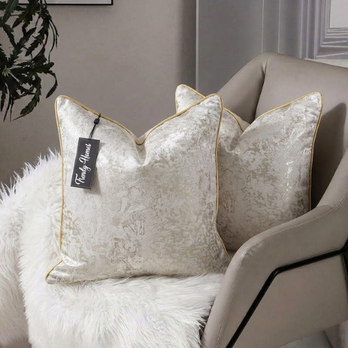 Ivory Textured Weave Cushion Cover
