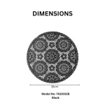 Round Lace Pattern Placemat - Image 3