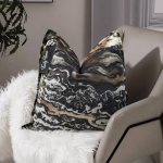 Midnight Mountain Jacquard Cushion Cover - Image 4