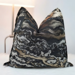 Midnight Mountain Jacquard Cushion Cover - Image 3