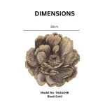 Floral Embossed Round Placemat - Image 4