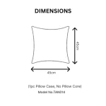 Champagne Geometric Texture Cushion Cover - Image 2