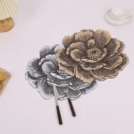 Floral Embossed Round Placemat - Image 7