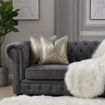 Champagne Botanical Jacquard Cushion Cover - Image 4