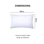 Premium Feather Pillow  - Image 3