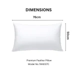 Premium Feather Pillow  - Image 4