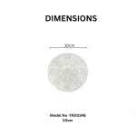 Round Lace Pattern Coaster - Image 3