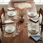 Floral Lace Rectangular Placemat - Image 7