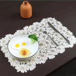 Floral Lace Rectangular Placemat - Image 6