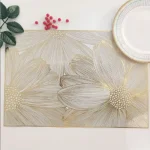 Floral Embossed Rectangular Placemat - Image 6