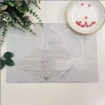 Floral Embossed Rectangular Placemat - Image 7