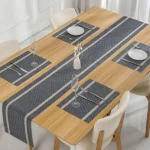 Grid Stripe Table Runner