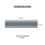 Grid Stripe Table Runner - Image 3