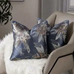 Smoke Abstract Jacquard Cushion Cover