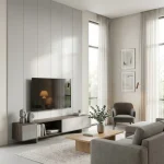 STC Luxurious Marble Finish Bamboo Charcoal Wall Sheet – Warm Grey BC-19 - Image 5