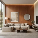 STC Luxurious Wood Finish Bamboo Charcoal Wall Sheet – Deep Dark Teak BC-02A - Image 6