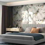 STC High Quality Wall Foam Marble Sticker ADH03 - Arctic Gold - Image 3