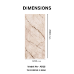 STC High Quality Wall Foam Marble Sticker ADH18 - Bronze Blend - Image 2