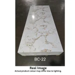 STC Luxurious Marble Finish Bamboo Charcoal Wall Sheet – Calacatta White Marble BC-22 - Image 3