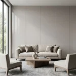 STC Luxurious Marble Finish Bamboo Charcoal Wall Sheet – Frosted Grey Fabric BC-27 - Image 5