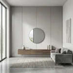 STC Luxurious Marble Finish Bamboo Charcoal Wall Sheet – Frosted Grey Fabric BC-27 - Image 6
